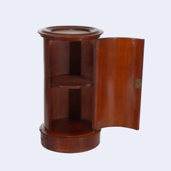 Antique Mahogany Marble Top Cellarette C1890