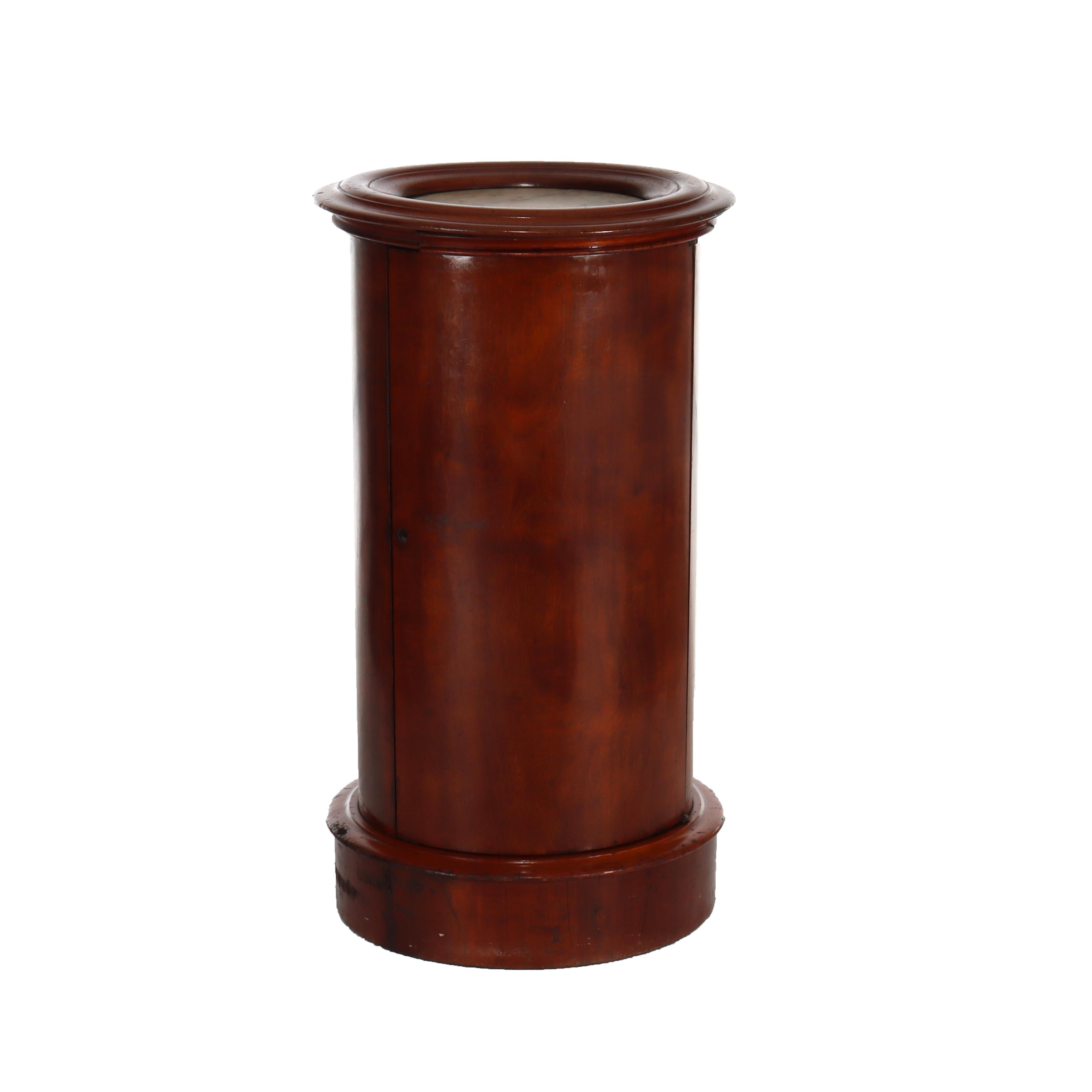 Antique Mahogany Marble Top Cellarette C1890 (19. Jahrhundert) im Angebot