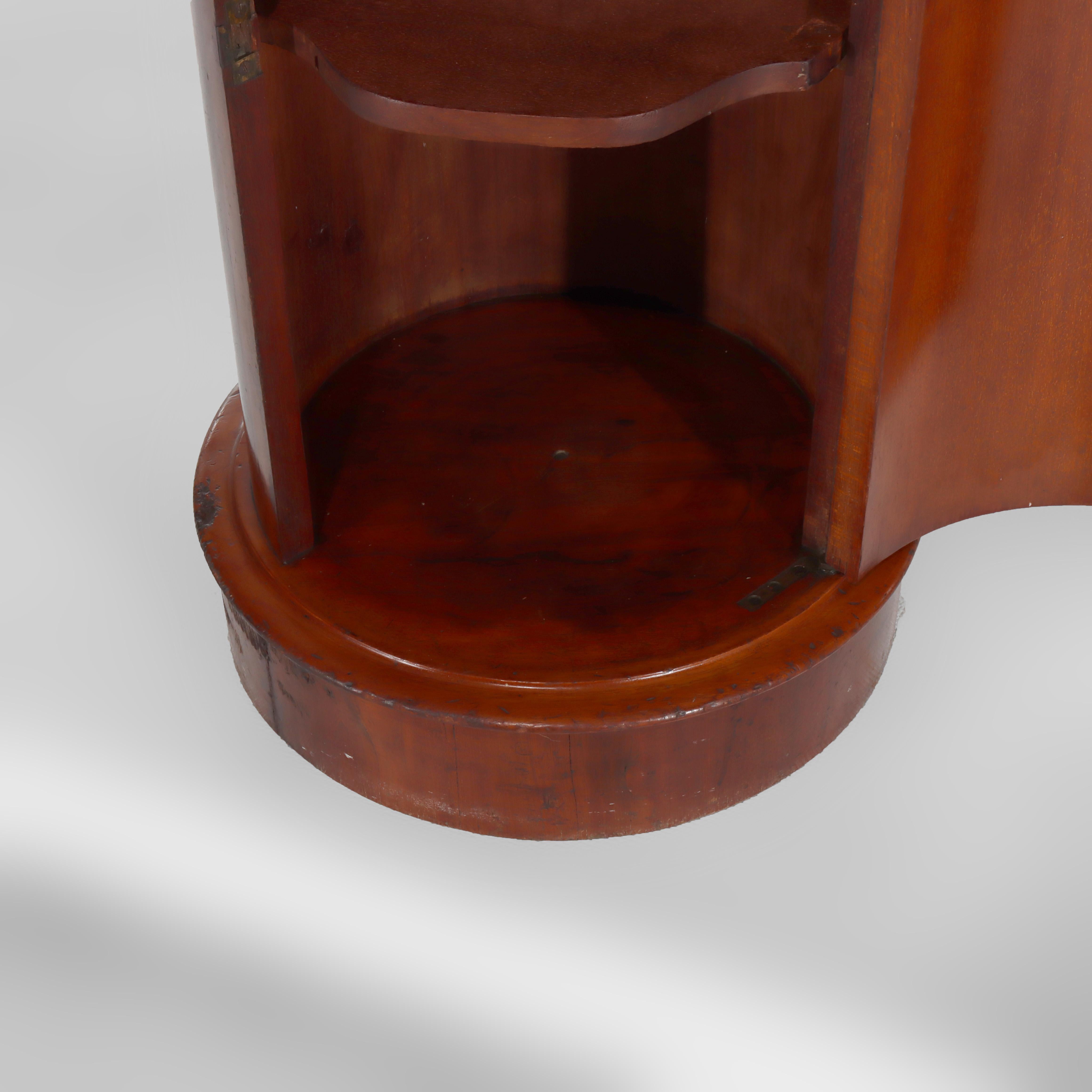 Antique Mahogany Marble Top Cellarette C1890 im Angebot 1