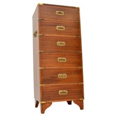 Antique Military Campaign Chest of Drawers