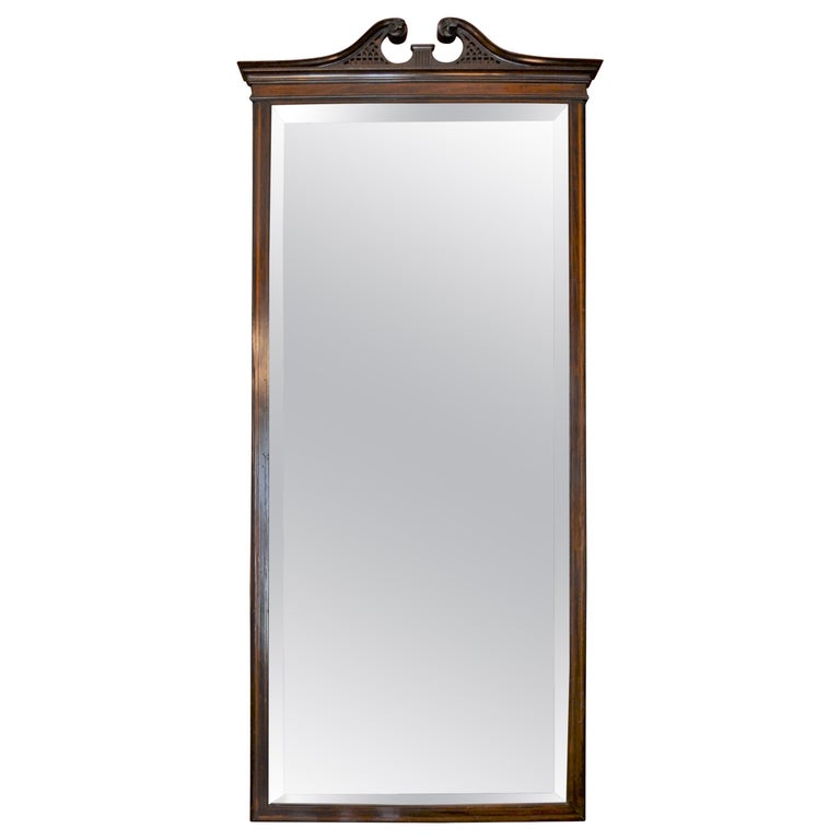 Antique Mahogany Mirror at 1stDibs
