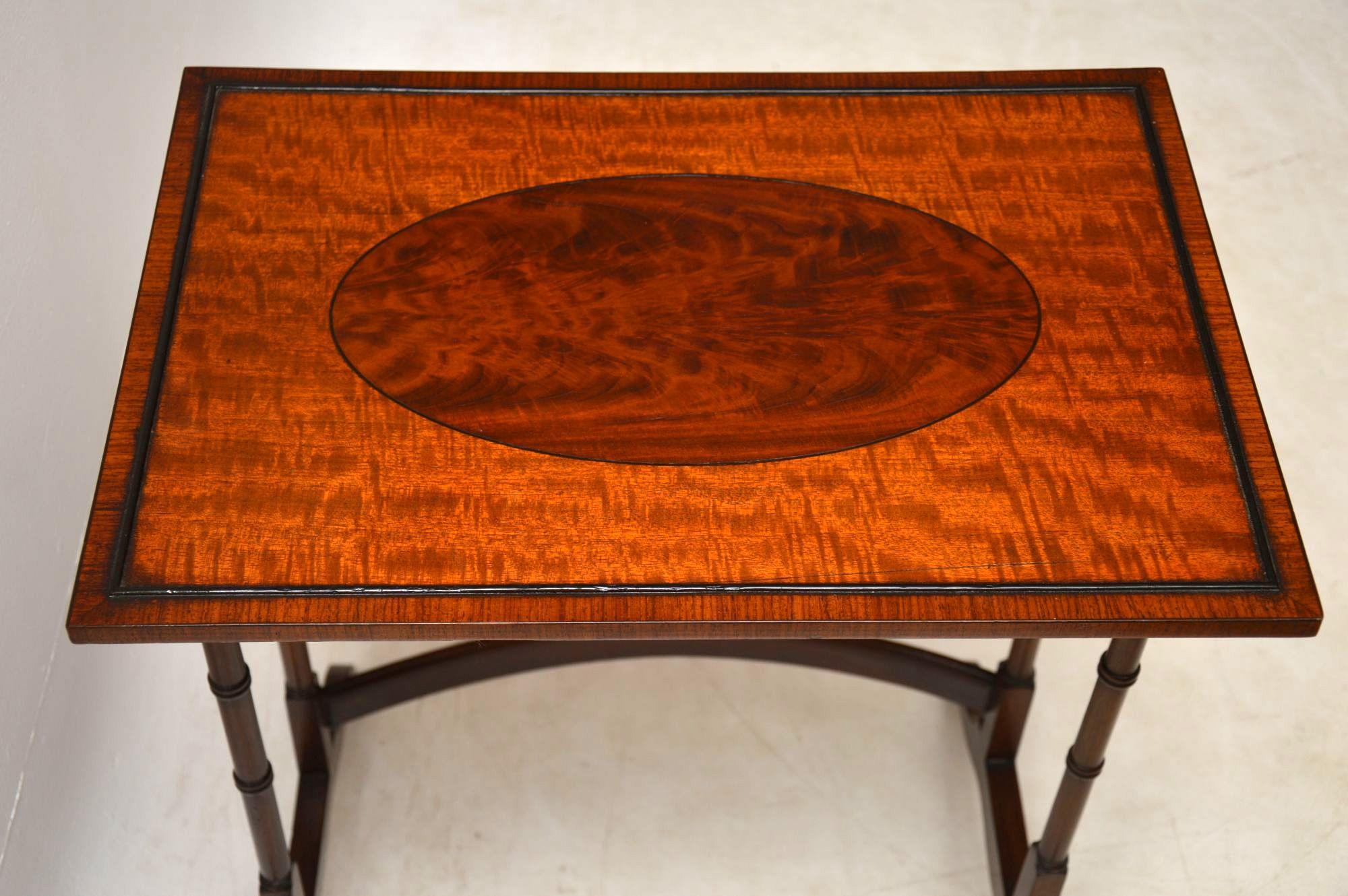 Antique Mahogany Nest of Four Tables 4