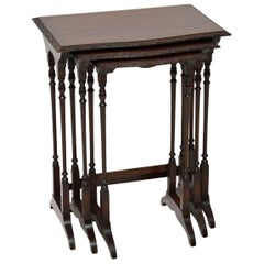 Antique Mahogany Nest of Tables