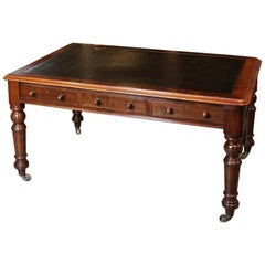 Antique Mahogany Partners Writing Table