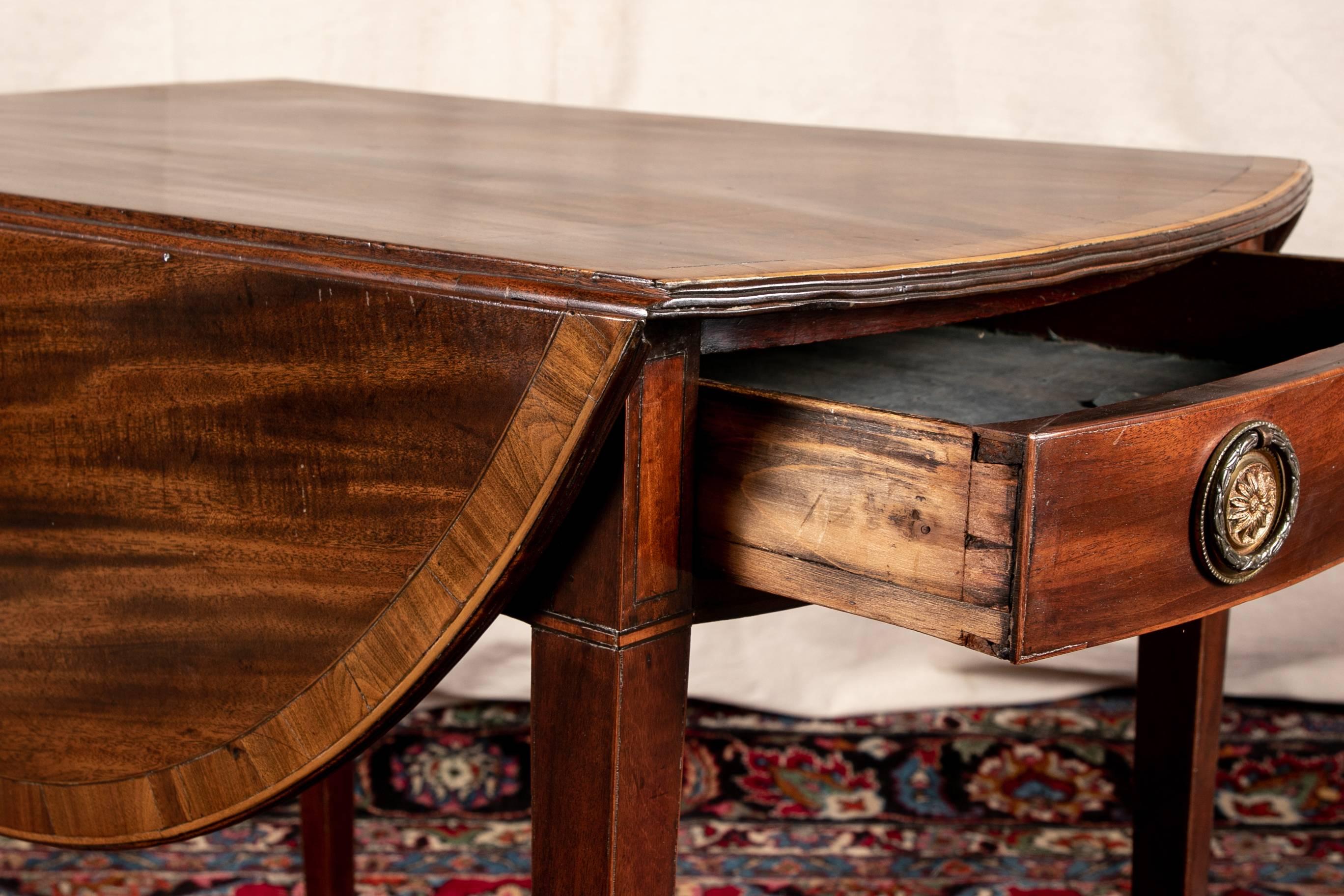 Antique Mahogany Pembroke Table 1