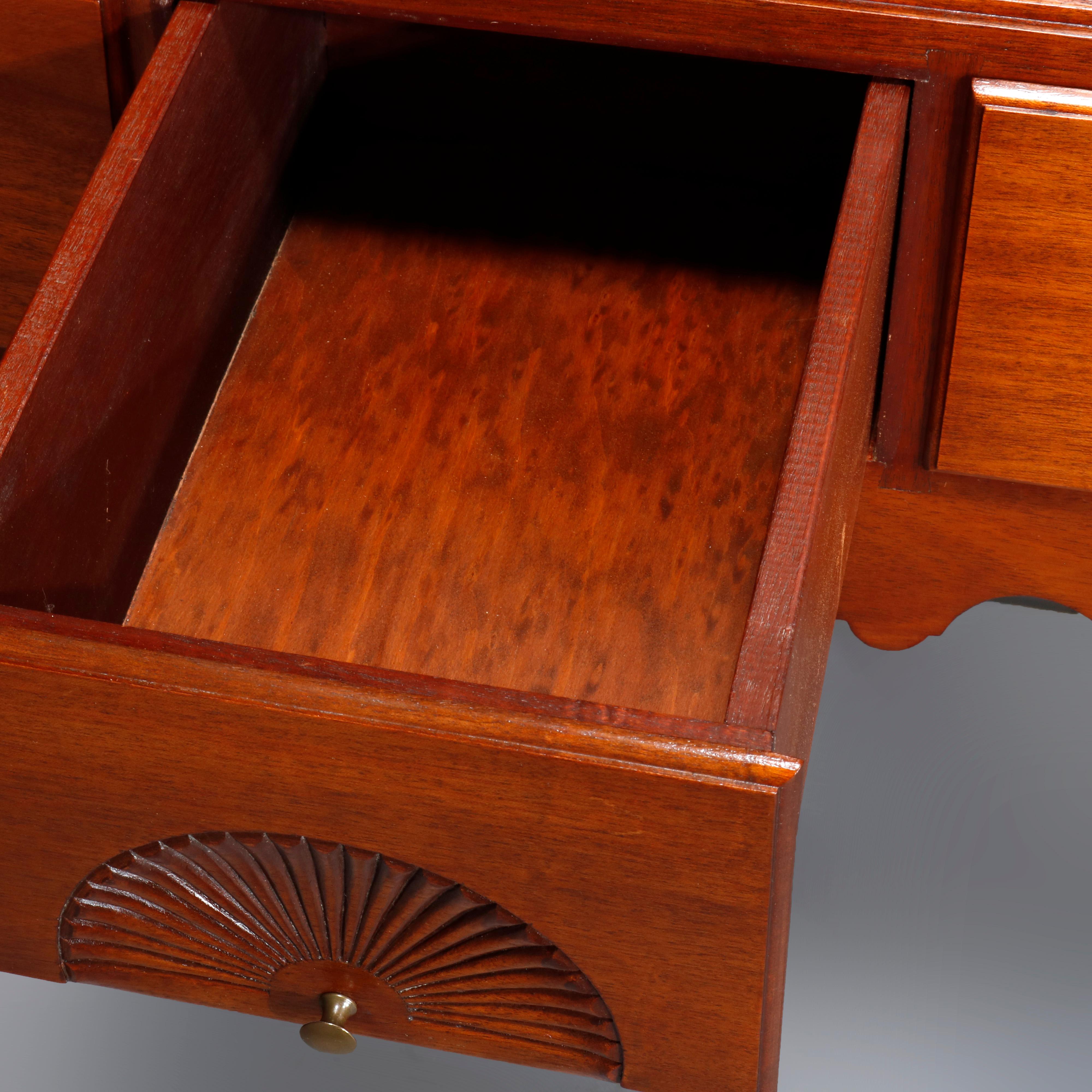 Antique Mahogany Queen Anne Tall Chest on Chest by Copenhaver's Furniture 1