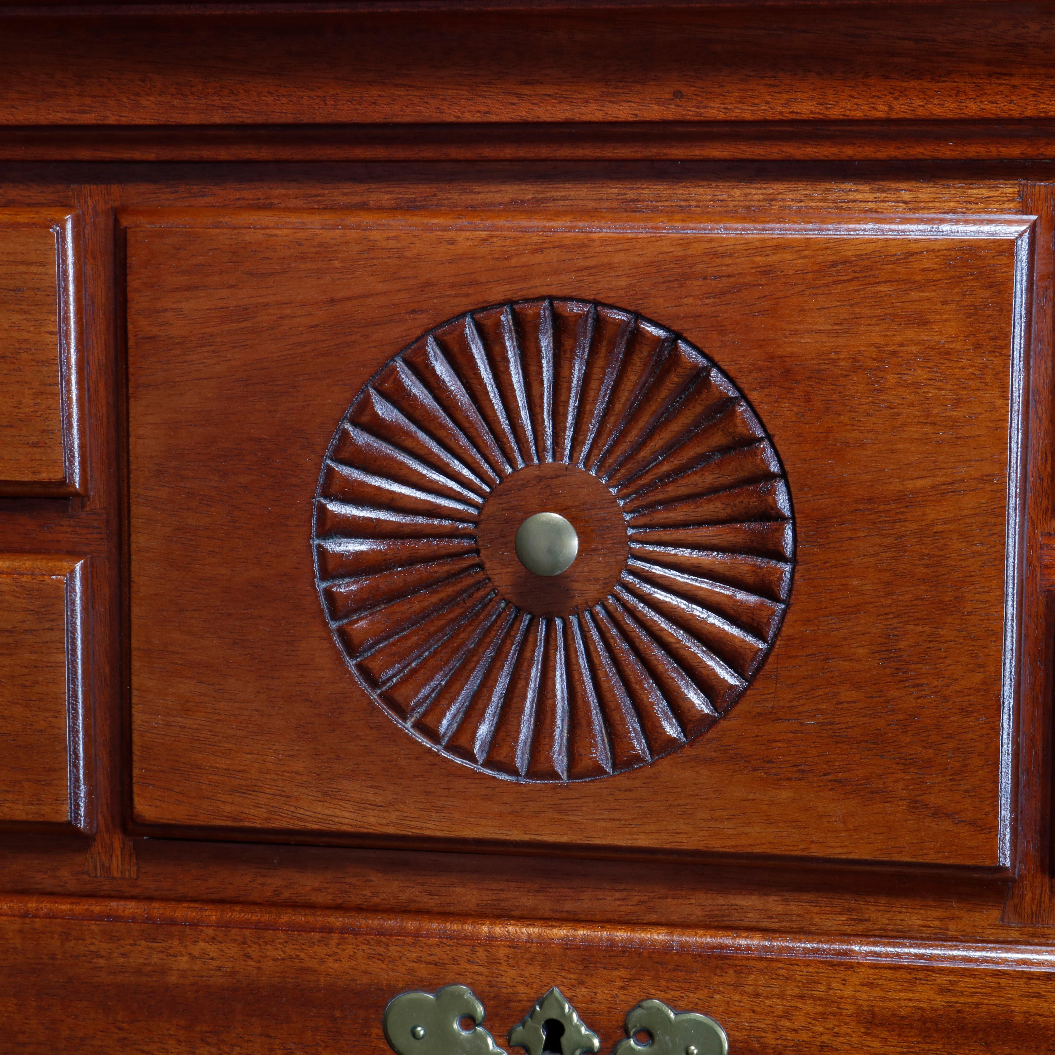 Antique Mahogany Queen Anne Tall Chest on Chest by Copenhaver's Furniture 4