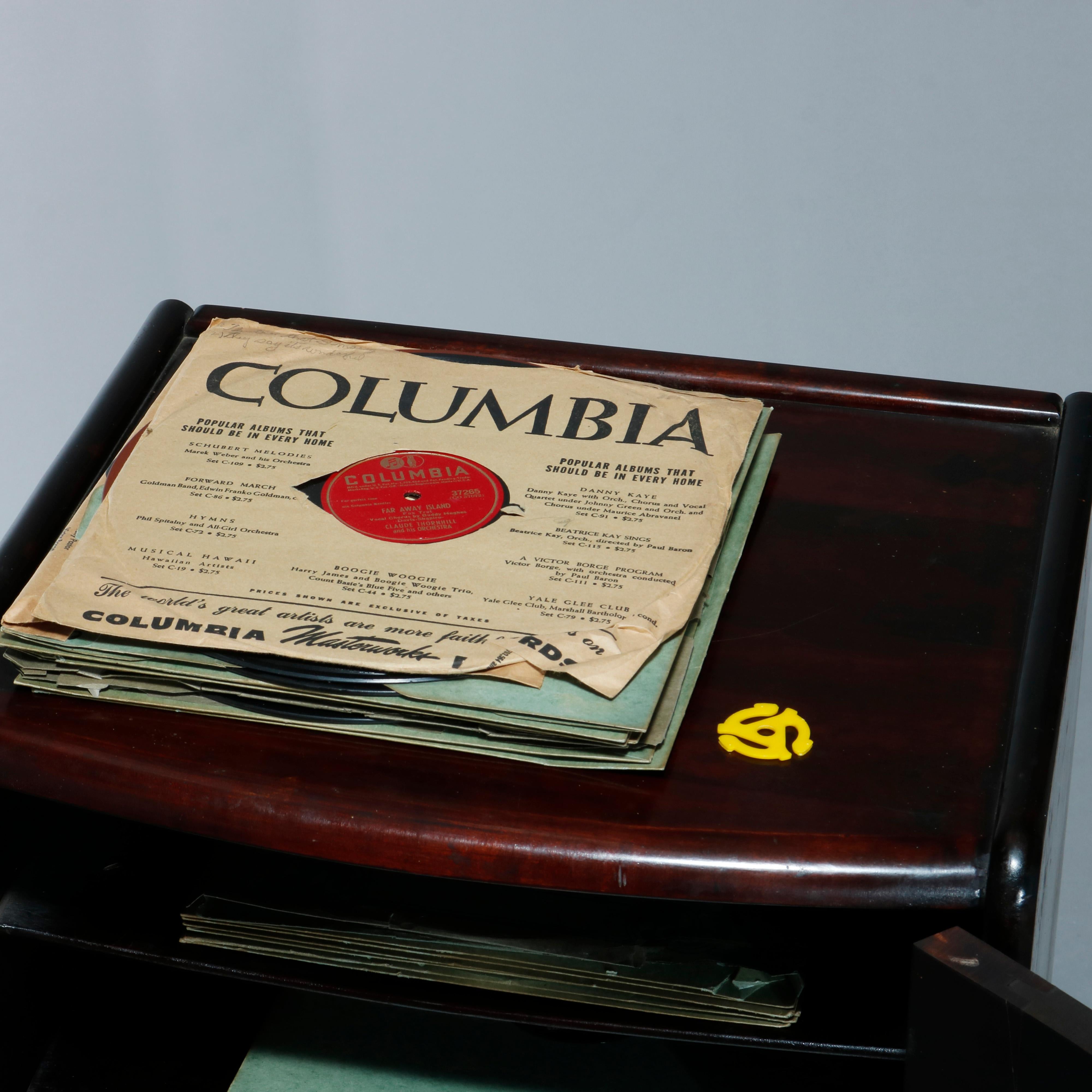 antique record cabinet