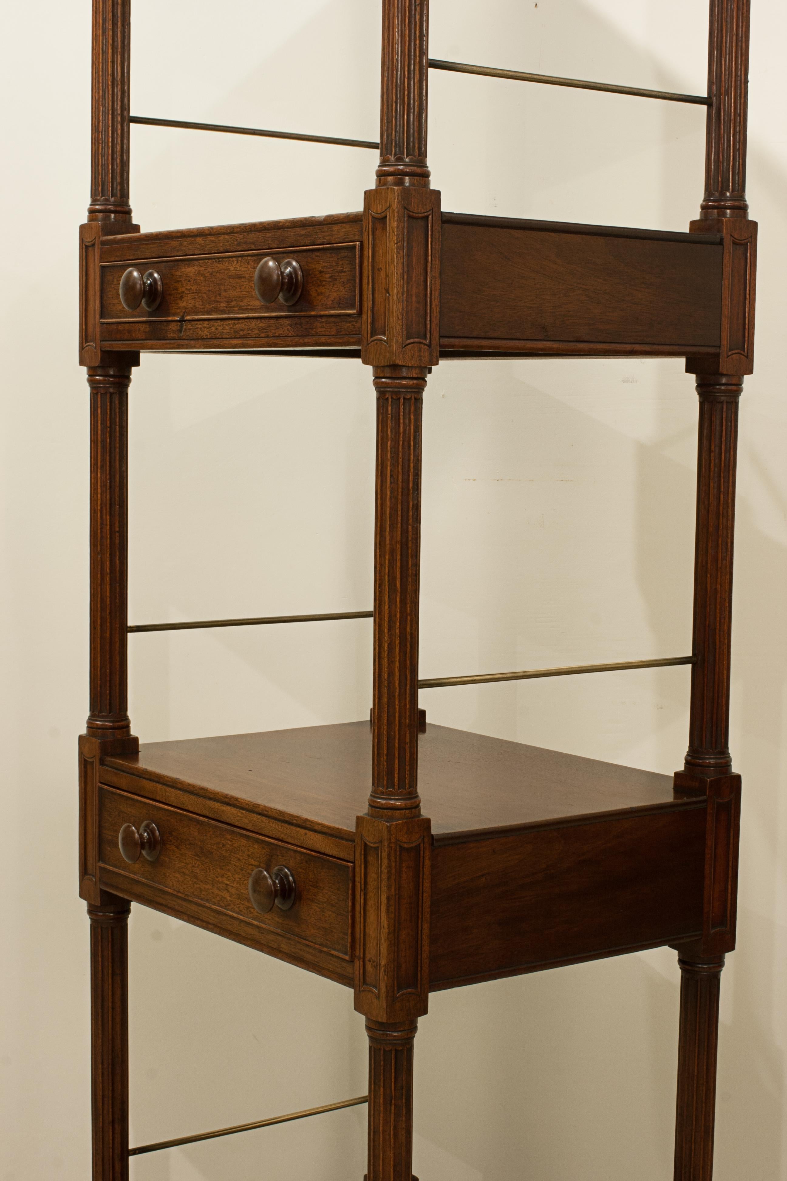 Antique Mahogany Regency Etagere, What Not For Sale 10