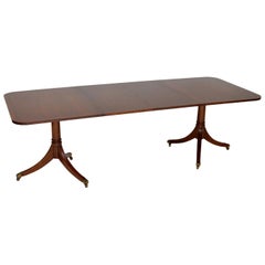 Antique Mahogany Regency Style Extending Dining Table