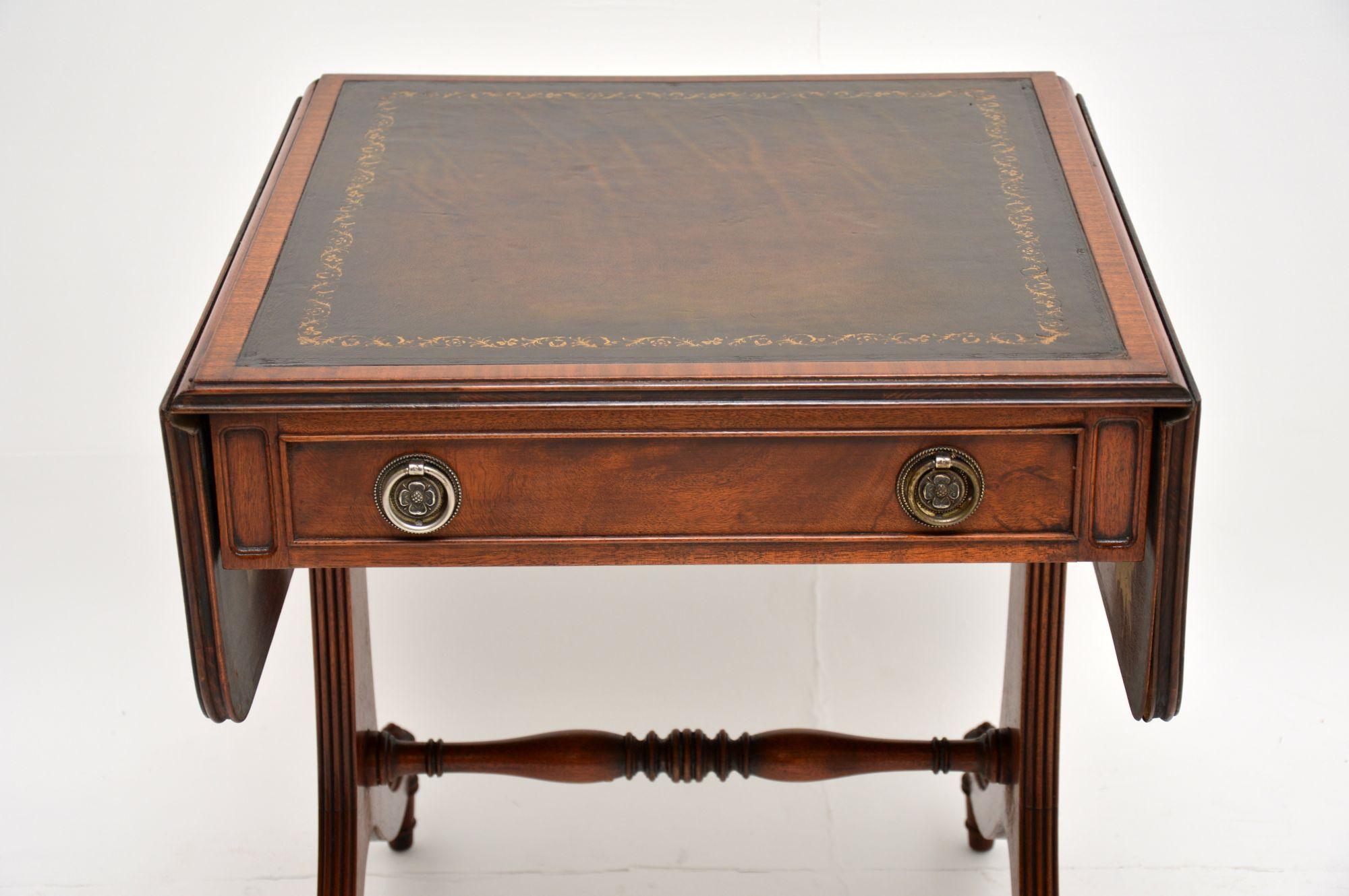 Antique Mahogany Regency Style Sofa Table 6