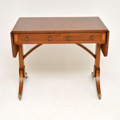 Antique Mahogany Regency Style Sofa Table