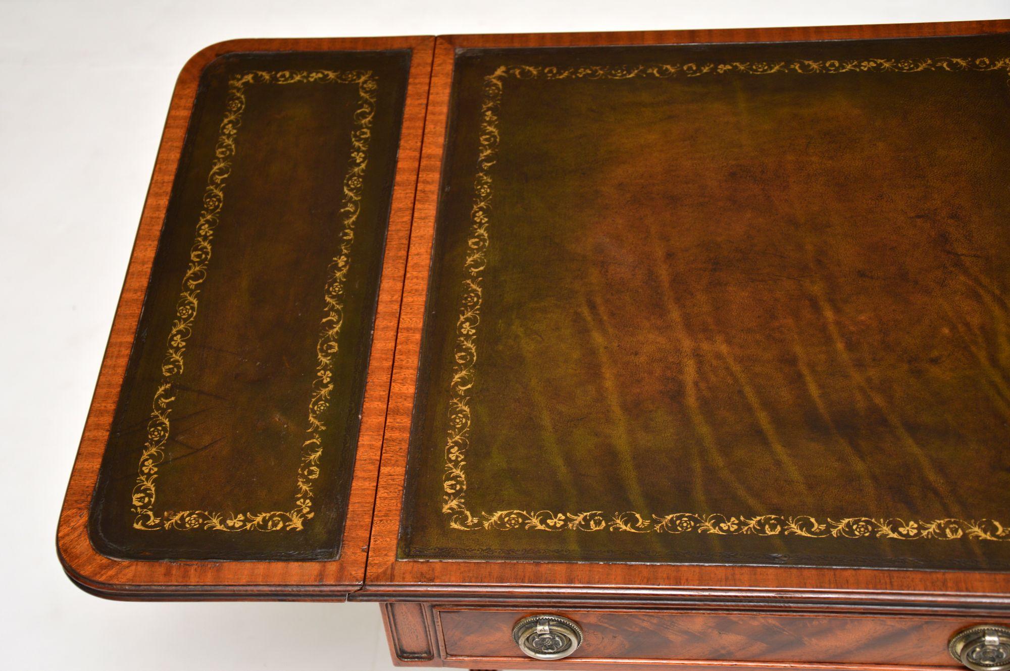 20th Century Antique Mahogany Regency Style Sofa Table
