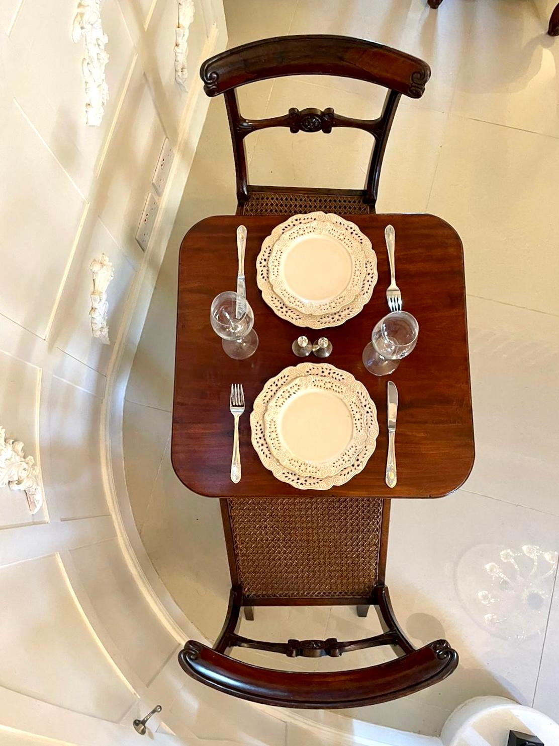 19th Century Antique Mahogany Regency Tripod Table For Sale