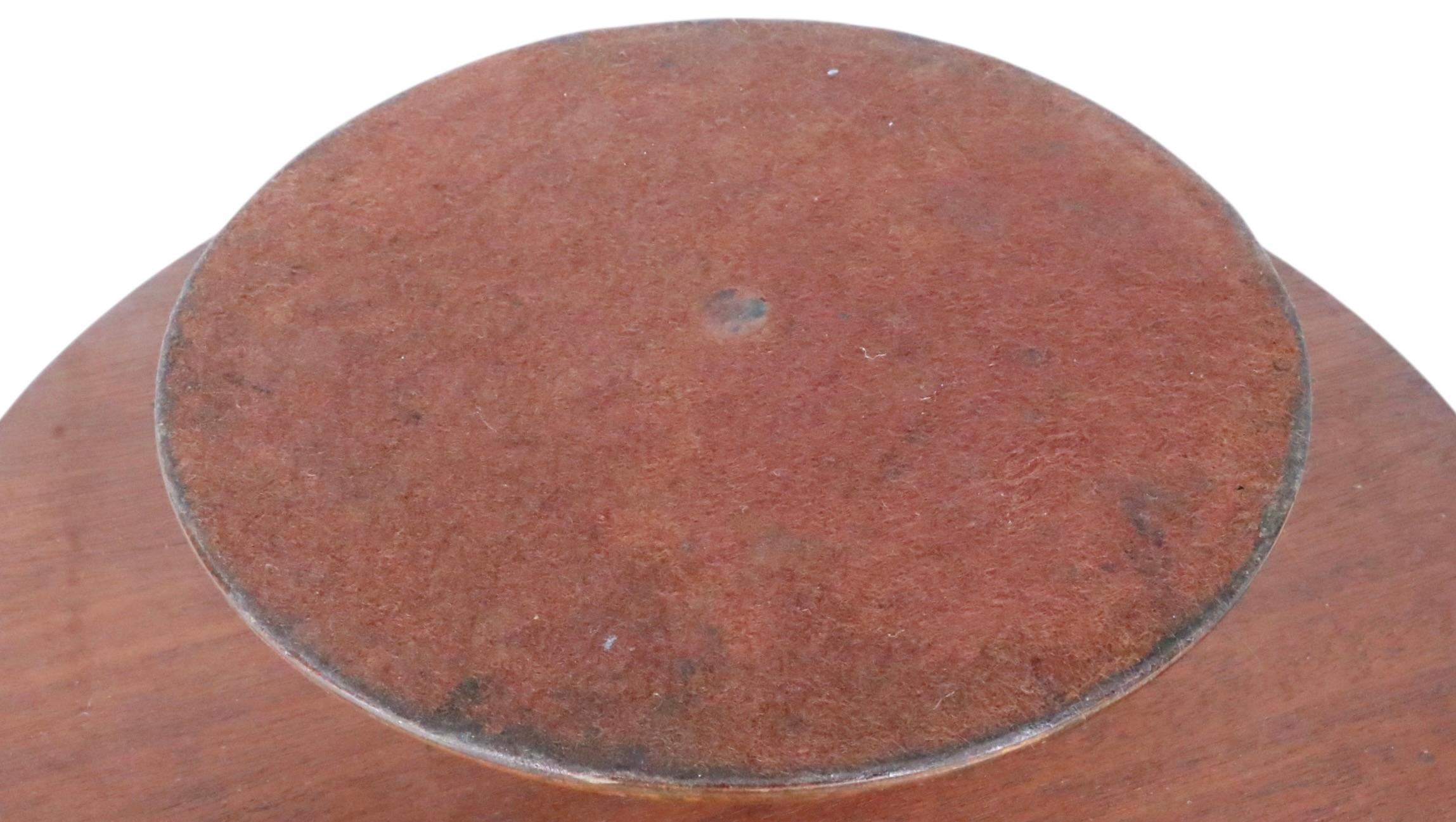 Antique Mahogany Rotating Lazy Susan 7
