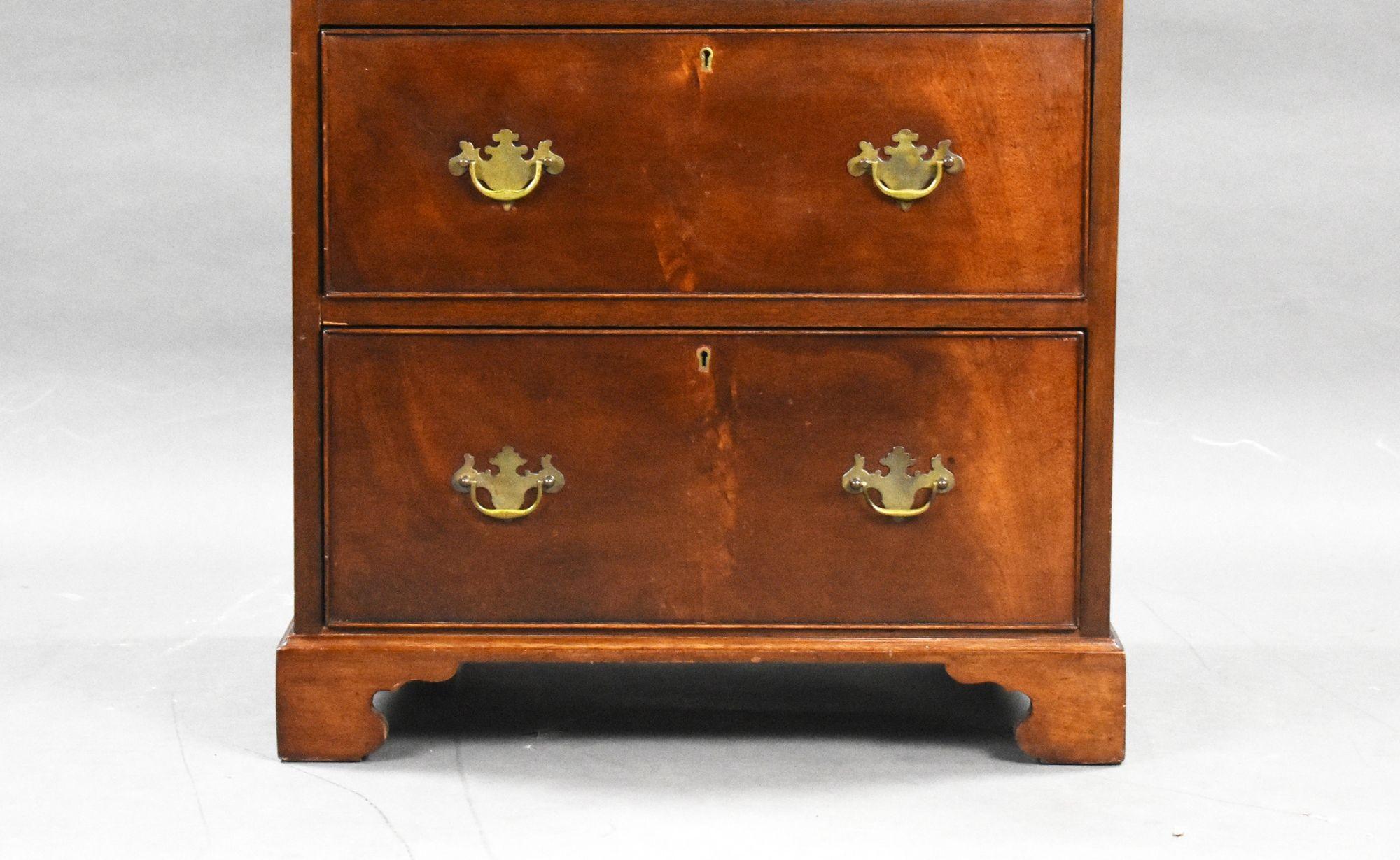 Antique Mahogany Secretaire Chest For Sale 3