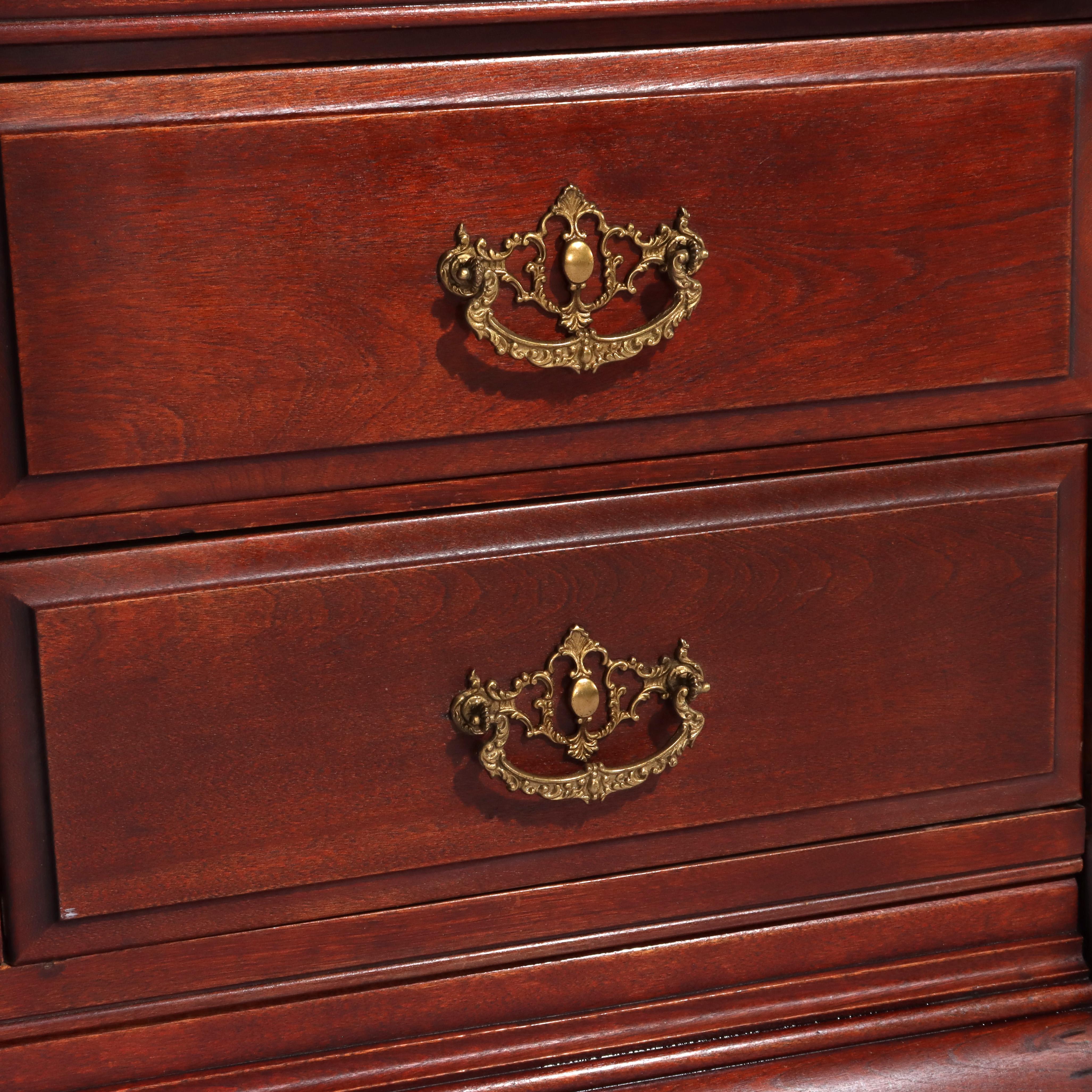 Acajou Ancienne bibliothèque sectionnelle à quatre tiroirs pour avocats en acajou C1920 en vente