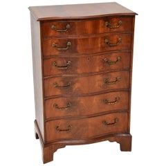Antique Mahogany Serpentine Chest of Drawers