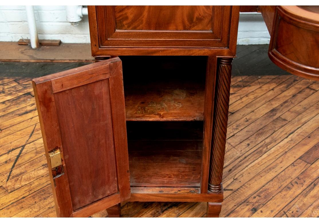 Antique Mahogany Server with Bottle Drawer For Sale 3