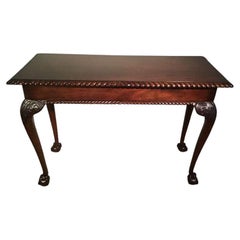 Antique Mahogany Serving Table of Geo II Design