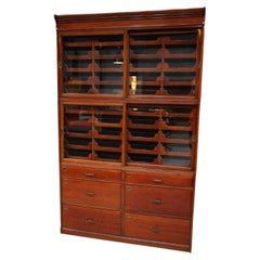 Antique Mahogany Shop Cabinet