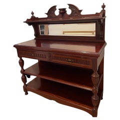 Antique Mahogany Sideboard Buffet British Colonial