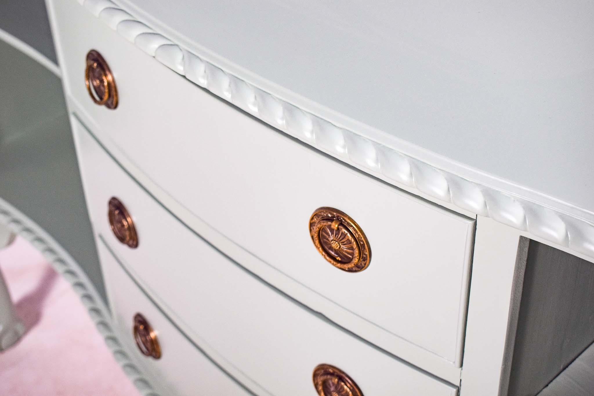 Antique Mahogany Sideboard in the Shabby Chic Style For Sale 5