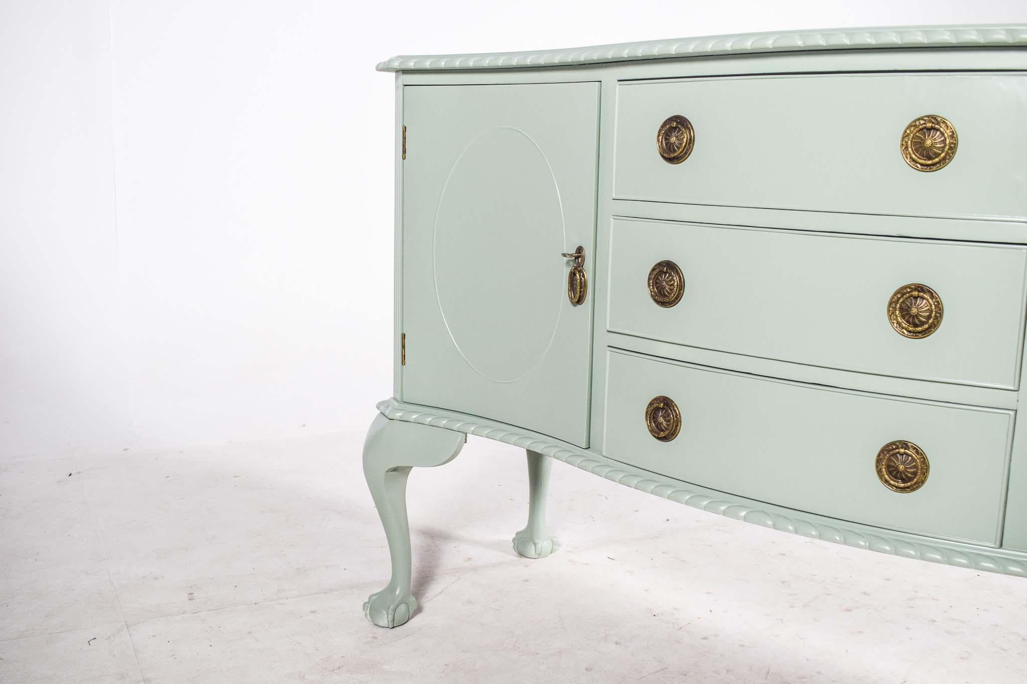 Portuguese Antique Mahogany Sideboard in the Shabby Chic Style For Sale