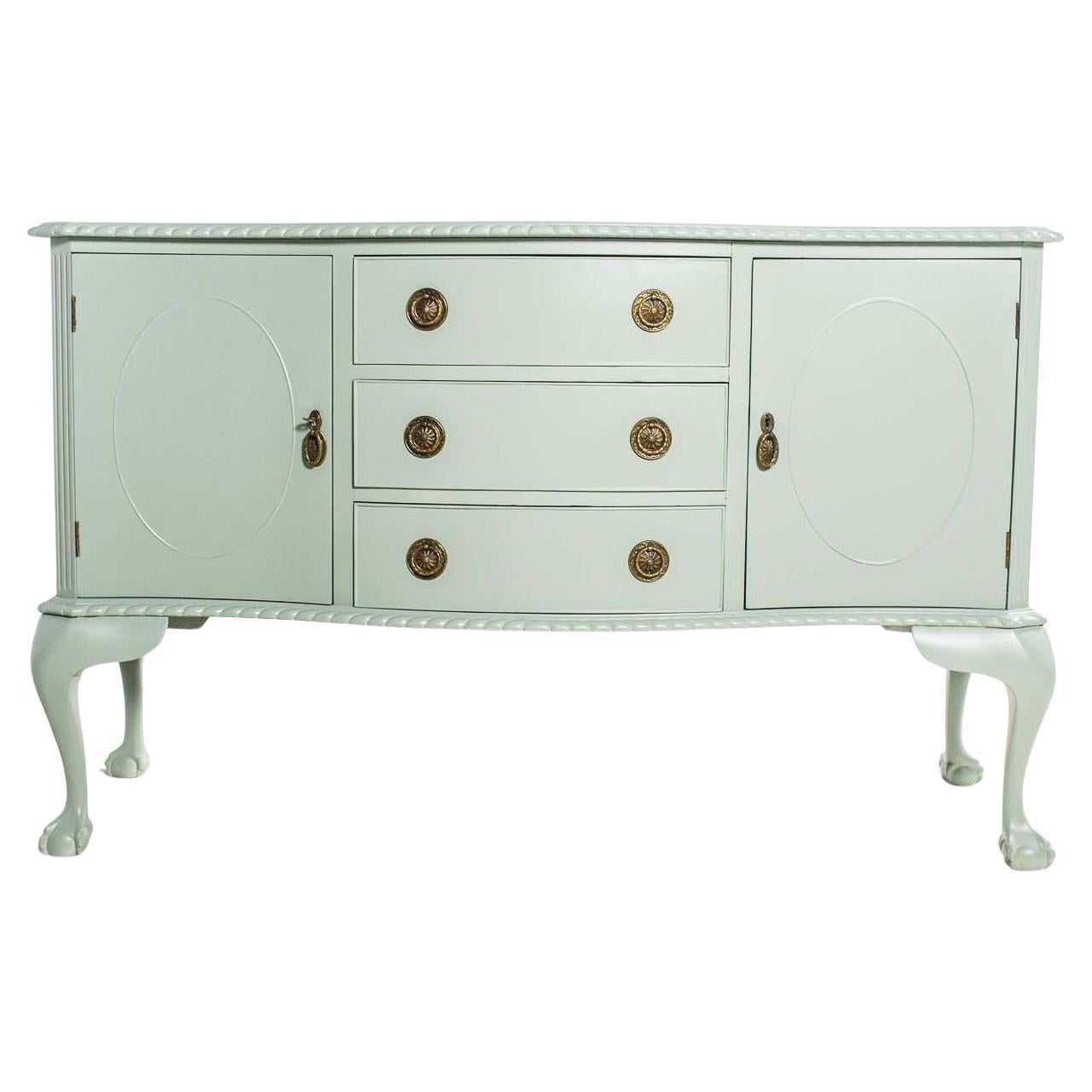 Antikes Sideboard aus Mahagoni im Shabby Chic-Stil