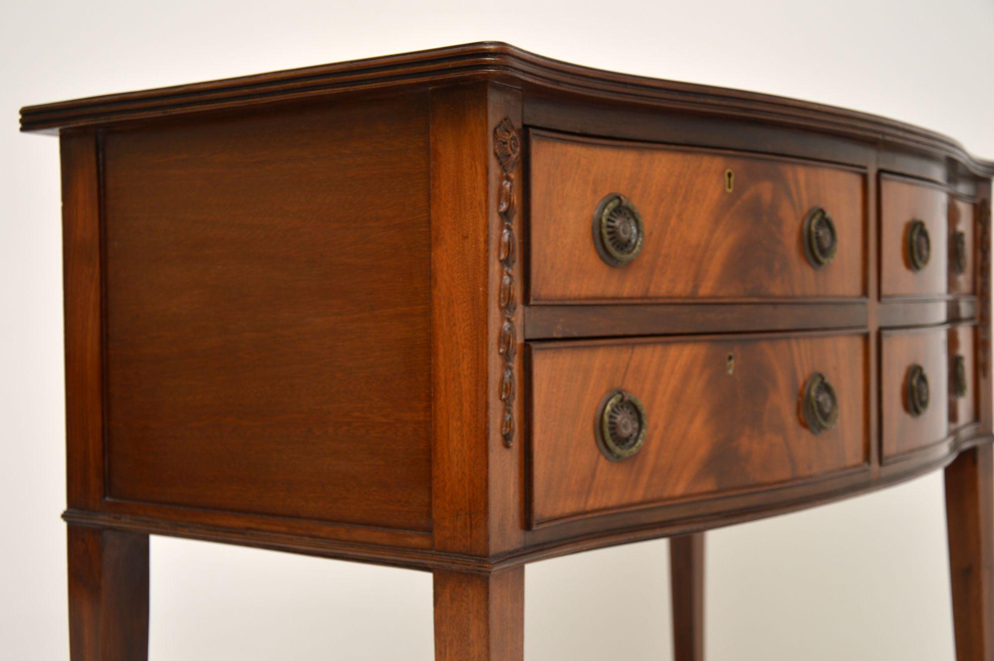 Antique Mahogany Sideboard / Server Table 3