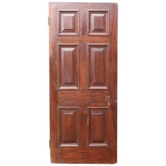 Antique Mahogany Six Panel Door