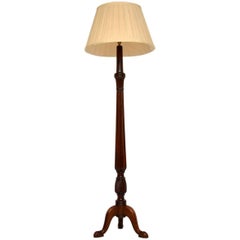 Antique Mahogany Standard Lamp