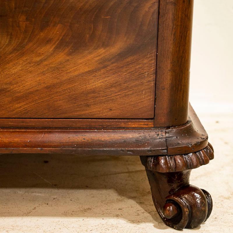 Antique Mahogany Tallboy Chest of Drawers In Good Condition In Round Top, TX