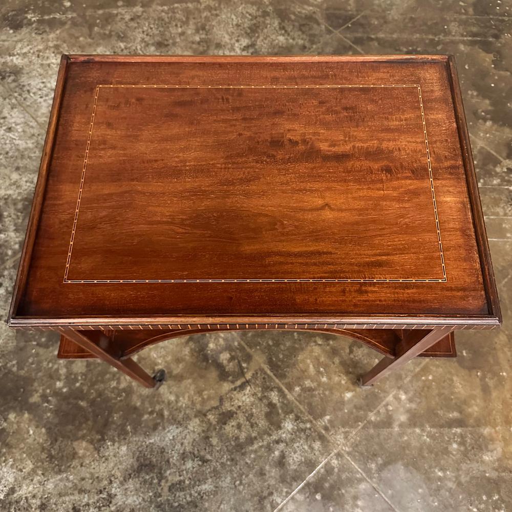Antique Mahogany Tea ~ Drink Serving Table For Sale 1