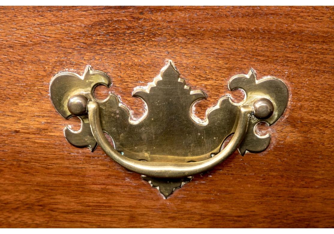 Antique Mahogany Three Drawer Chest For Sale 4