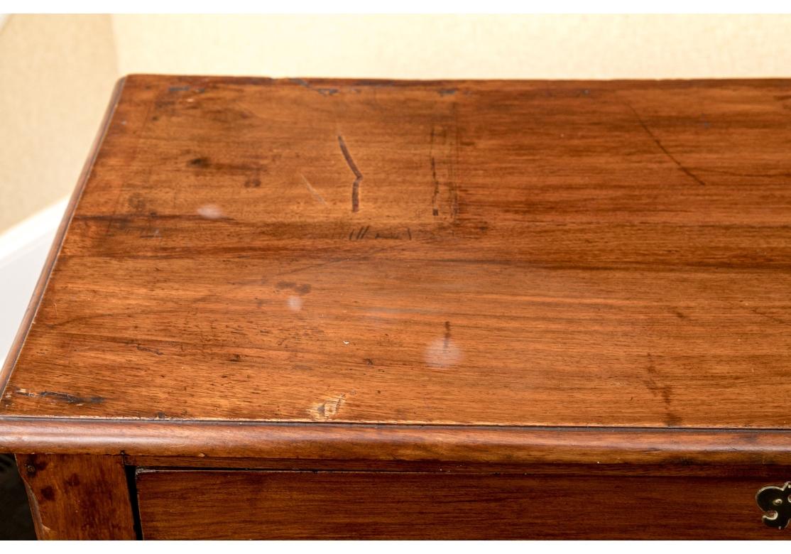 19th Century Antique Mahogany Three Drawer Chest For Sale