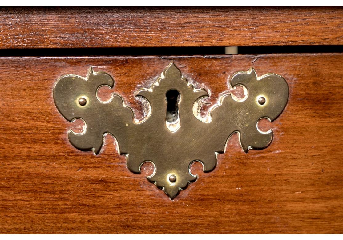 Antique Mahogany Three Drawer Chest For Sale 3