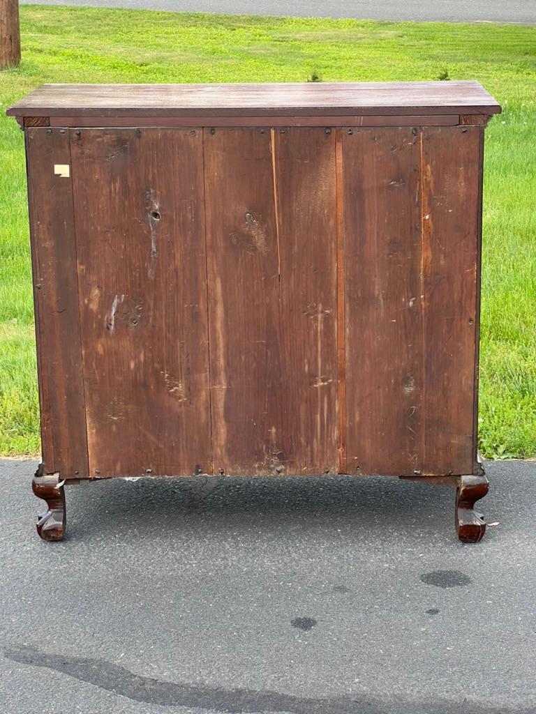 Antique Mahogany Three Drawer Chippendale Chest c. 1820 For Sale 3
