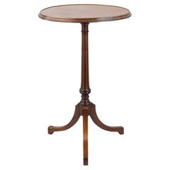 Antique Mahogany Tray Top Table on Tripod Base