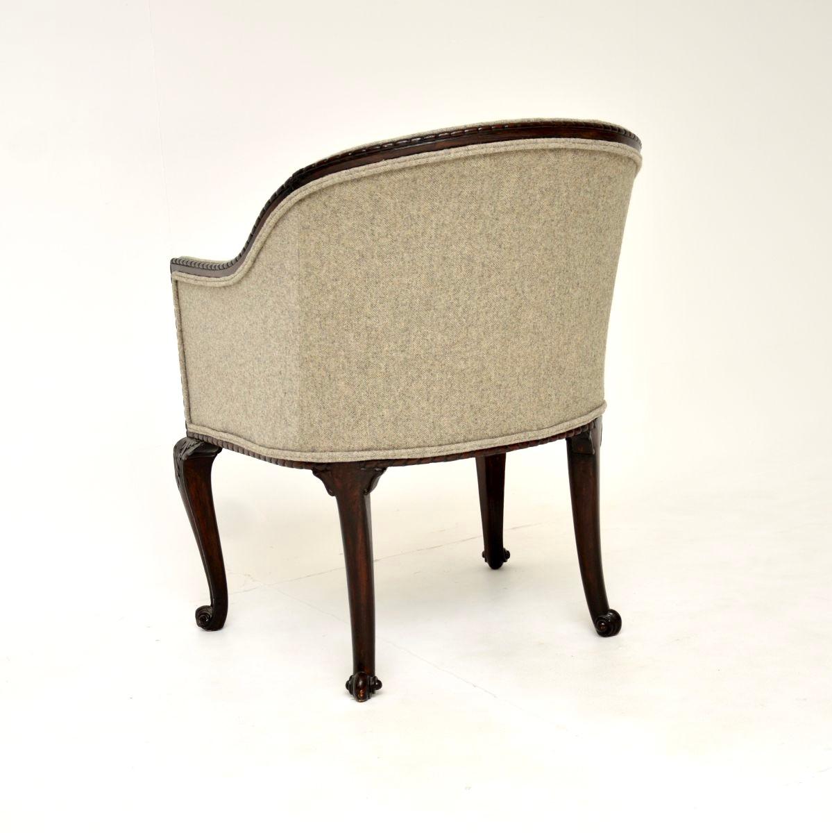 Fauteuil à baignoire en acajou ancien Bon état - En vente à London, GB