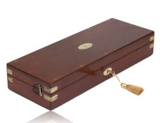 Antique Mahogany Watch Box by Evans & Wormull
