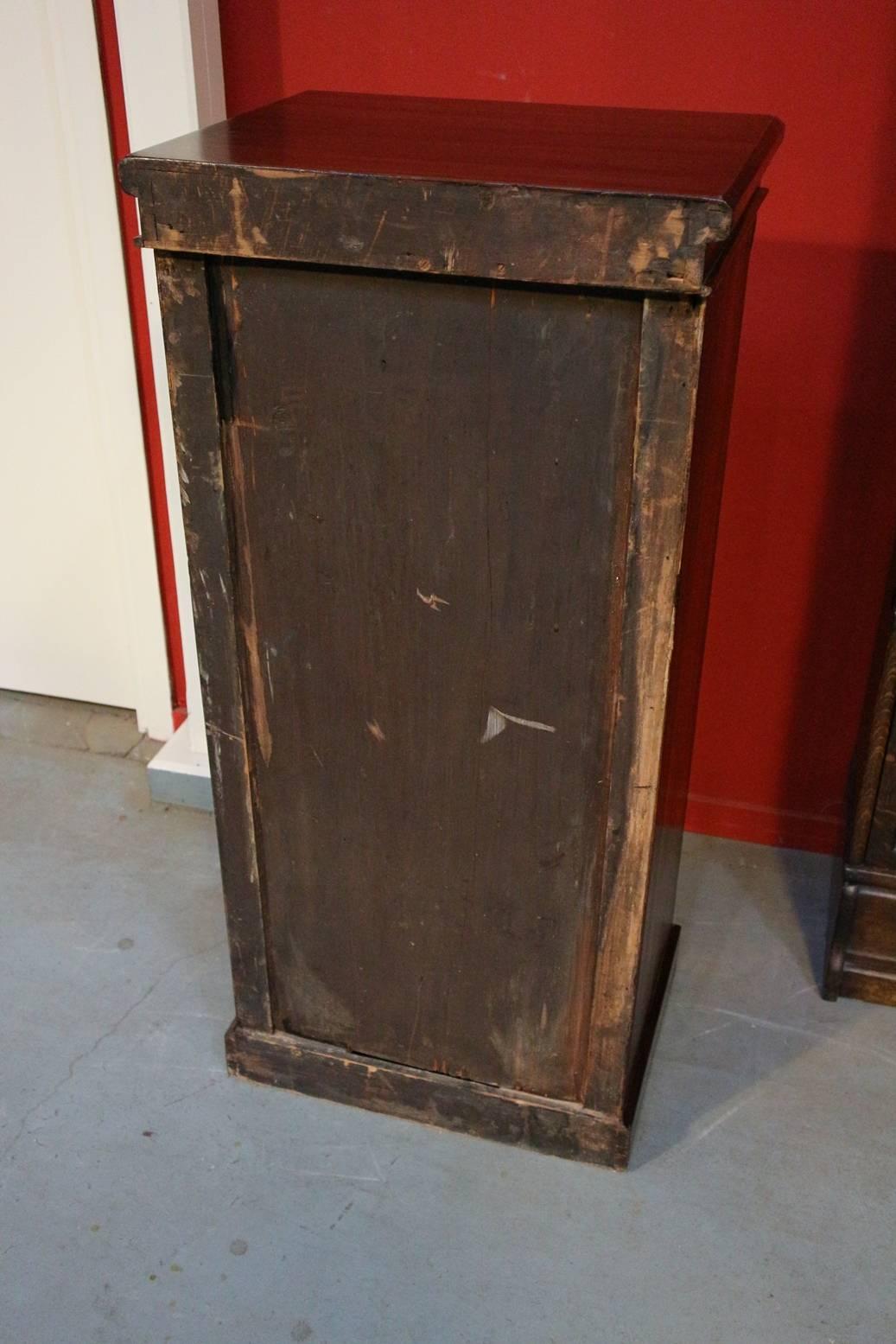 Antique Mahogany Wellington Chest of Drawers 1