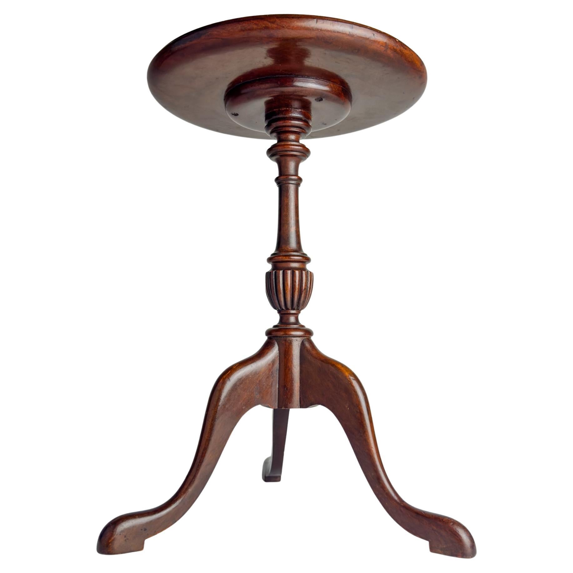 Antique Mahogany Wine Table, England 1900s