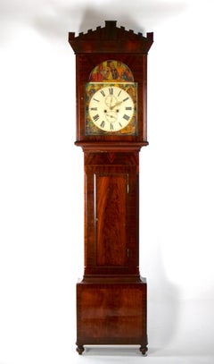 Wood antico in mogano  Orologio a cassa lunga "William Williams Fullerton