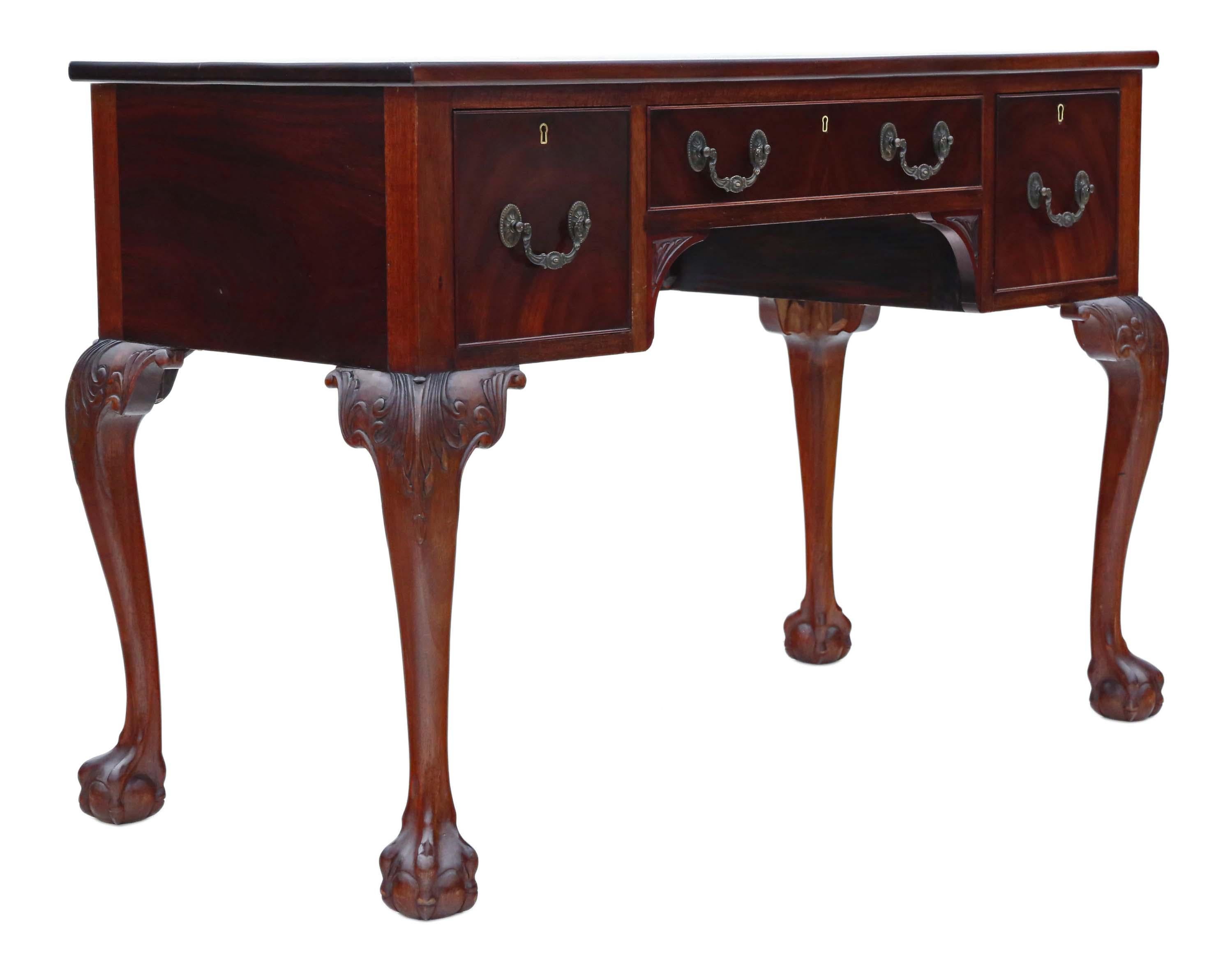 vintage mahogany desk