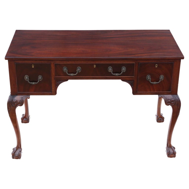 Antique Mahogany Writing Desk Dressing Table For Sale at 1stDibs mahogany writing table