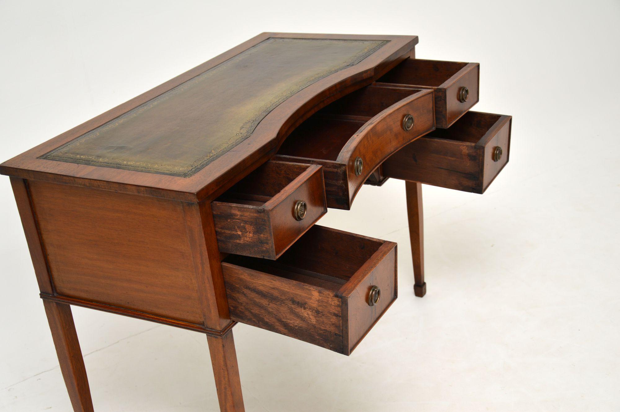 Antique Mahogany Writing Table / Desk 4