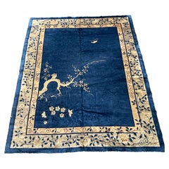 Antique Mainland China Art Deco Rug, circa 1900