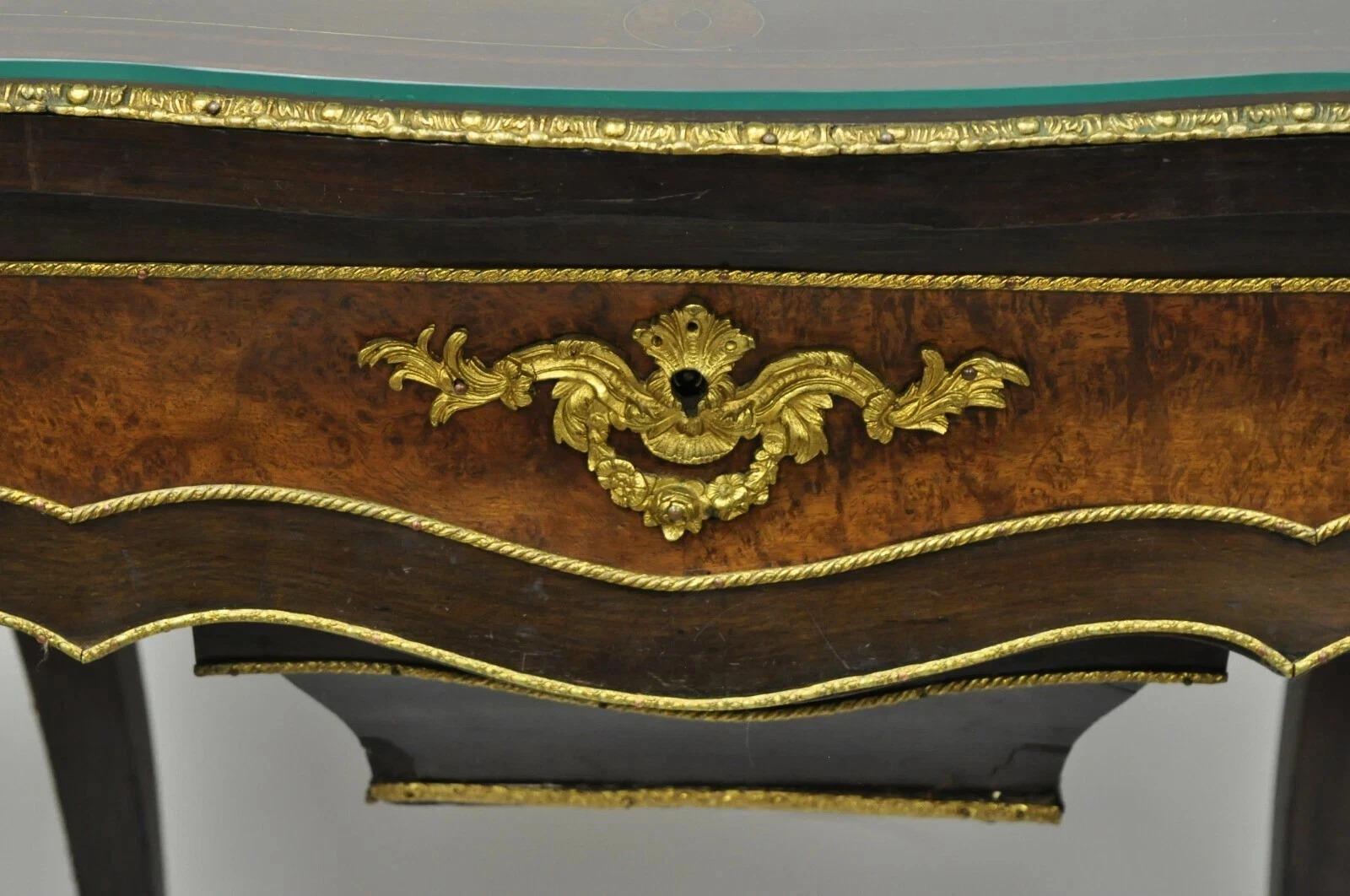 Antique Maison Alphonse Giroux Paris French Louis XV Vanity Table Sewing Stand im Zustand „Gut“ im Angebot in Philadelphia, PA