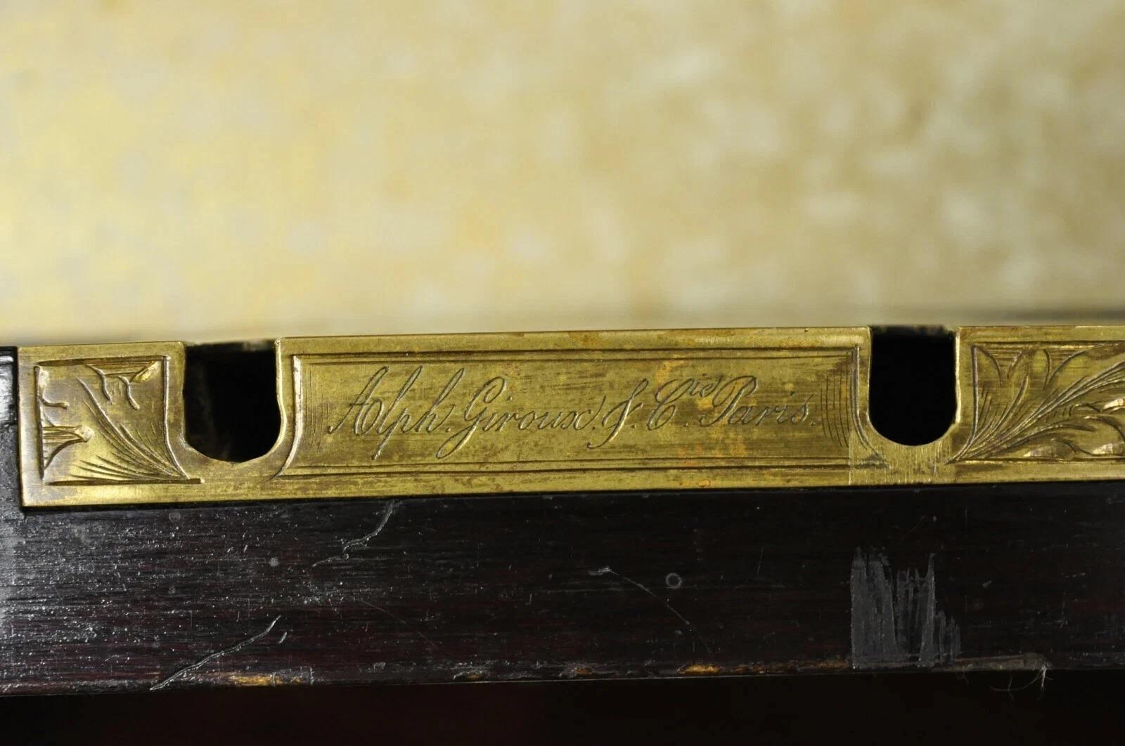 Antique Maison Alphonse Giroux Paris French Louis XV Vanity Table Sewing Stand im Angebot 2